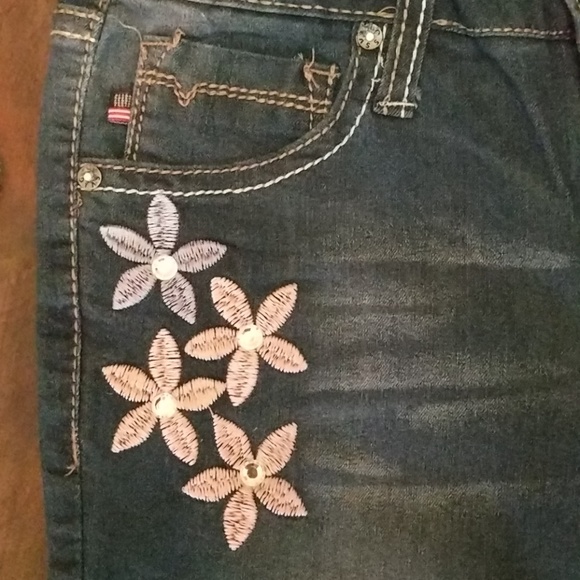 Vigoss Girls Jean Shorts Size 10 - Picture 2 of 6